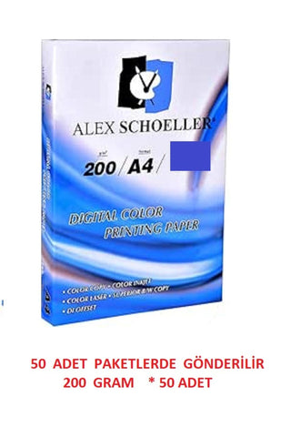 200  GR  A4   BASKI - FOTOKOPİ KAGIDI    (  100  ADET  )
